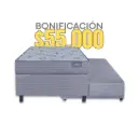 Sommier Divan Agra Bicama Resortes/Resortes Inducol