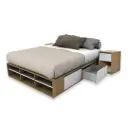 Combo Gacela Sommier 1.40 + 2 M. de Luz  Alba/Luma