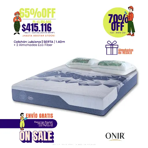 Combo LUISIANA + Almohadas de REGALO