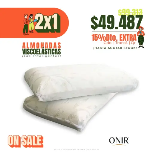 2x1 Almohadas INTELIGENTES 